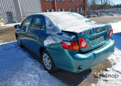 2010 Toyota Corolla Le from USA, damaged, VIN 2T1BU4EE9AC522349